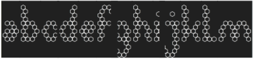 HEXAGONAL-Hollow-Inverse otf (400) Font LOWERCASE