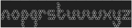 HEXAGONAL-Hollow-Inverse otf (400) Font LOWERCASE