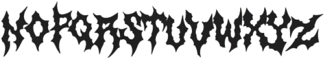 Headgoth Metal Clean otf (400) Font LOWERCASE