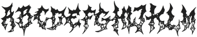 Headgoth Metal Dirty otf (400) Font UPPERCASE