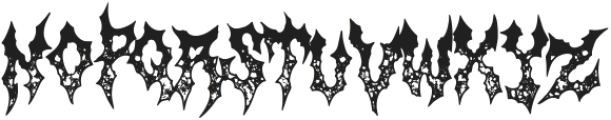 Headgoth Metal Dirty otf (400) Font UPPERCASE