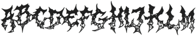 Headgoth Metal Dirty otf (400) Font LOWERCASE