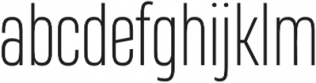 Heading Compressed Pro ExtraLight otf (200) Font LOWERCASE
