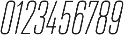 HeadingProUltracomp Thin Italic otf (100) Font OTHER CHARS