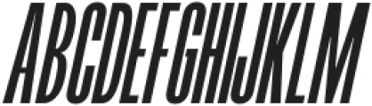 Headliner TC Cond Light Italic otf (300) Font LOWERCASE