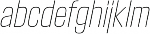 Headlines Light Italic otf (300) Font LOWERCASE