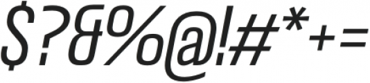 Headlines Regular Italic otf (400) Font OTHER CHARS