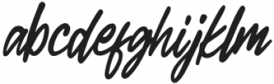 Headmista Script Regular otf (400) Font LOWERCASE