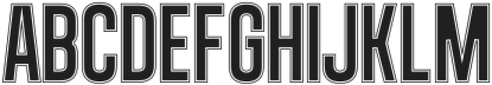 Headpen Inline otf (400) Font UPPERCASE