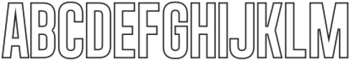 Headpen Outline otf (400) Font UPPERCASE
