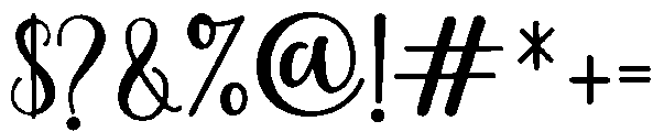 Healing Regular otf (400) Font OTHER CHARS