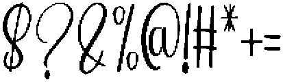 Healing Regular otf (400) Font OTHER CHARS