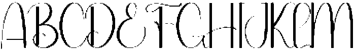 Healing Regular otf (400) Font UPPERCASE