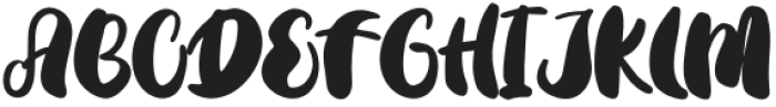 Healthy Glossy Regular otf (400) Font UPPERCASE