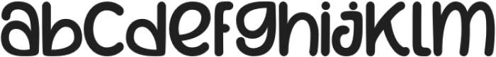 Hearken Regular otf (400) Font LOWERCASE