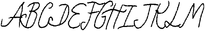 Heart Breaker Script Thick Oblique otf (400) Font UPPERCASE