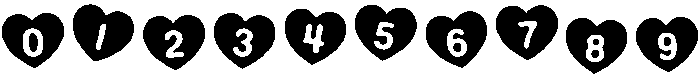 Heart Burn Hearts otf (400) Font OTHER CHARS