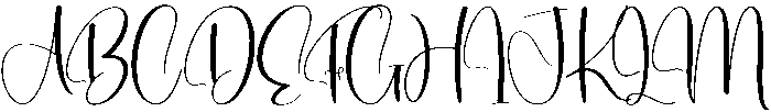 Heart Regular otf (400) Font UPPERCASE