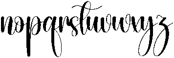 Heart Regular otf (400) Font LOWERCASE