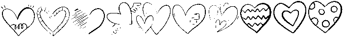 Heart Regular otf (400) Font OTHER CHARS