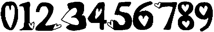 Heart-sy Regular otf (400) Font OTHER CHARS