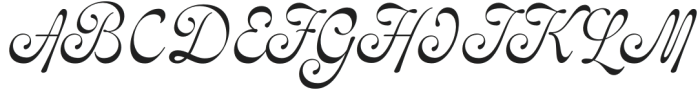 Heartache Regular otf (400) Font UPPERCASE