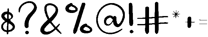 Heartbeat Regular otf (400) Font OTHER CHARS