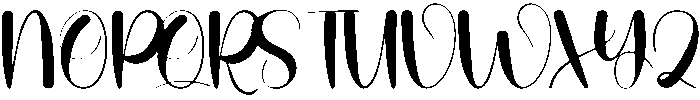 Heartbeat Regular otf (400) Font UPPERCASE