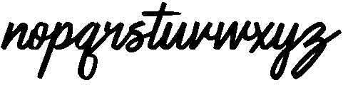 Heartbeat otf (400) Font LOWERCASE