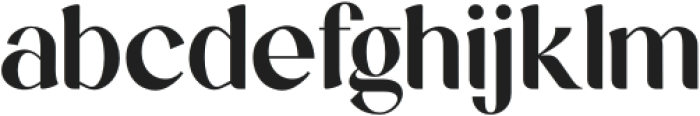 Heartbreak Regular otf (400) Font LOWERCASE