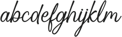 Heartfelt Connection Regular otf (400) Font LOWERCASE