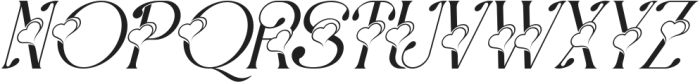 Heartfelt Devotion Italic otf (400) Font UPPERCASE