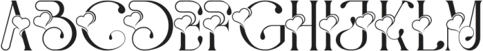 Heartfelt Devotion Regular otf (400) Font UPPERCASE