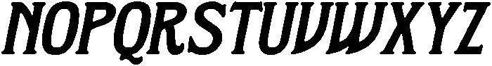 Heartfield Italic otf (400) Font UPPERCASE