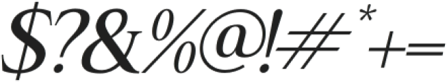 Heartfield Italic otf (400) Font OTHER CHARS