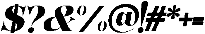 HearthenRoyale-Italic otf (400) Font OTHER CHARS