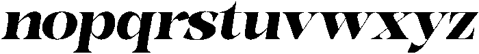 HearthenRoyale-Italic otf (400) Font LOWERCASE