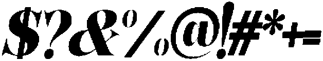 HearthenRoyale SemCondIta otf (400) Font OTHER CHARS