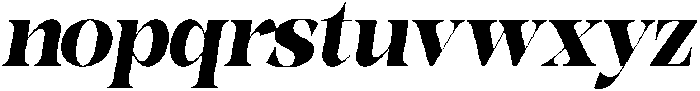 HearthenRoyale SemCondIta otf (400) Font LOWERCASE