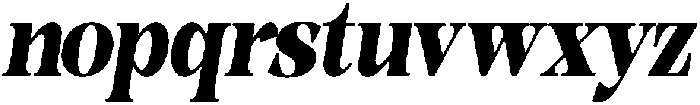 HearthenRoyaleContrast CnIt otf (400) Font LOWERCASE