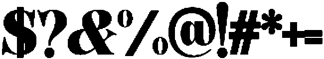 HearthenRoyaleContrast SmCn otf (400) Font OTHER CHARS