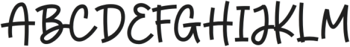 Hearthope-Regular otf (400) Font UPPERCASE