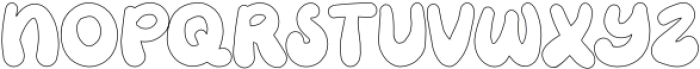 Hearti Outline otf (400) Font LOWERCASE
