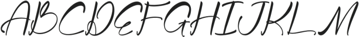 Heartime Italic Italic otf (400) Font UPPERCASE