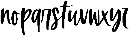 Heartland Regular otf (400) Font LOWERCASE