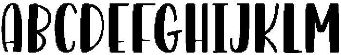 Heartline Regular otf (400) Font UPPERCASE