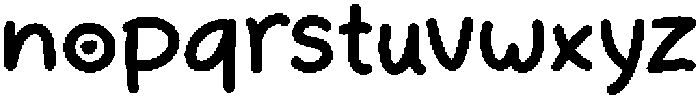 Heartova-Bold otf (700) Font LOWERCASE