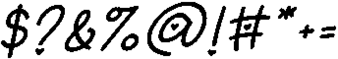 Heartova-Italic otf (400) Font OTHER CHARS
