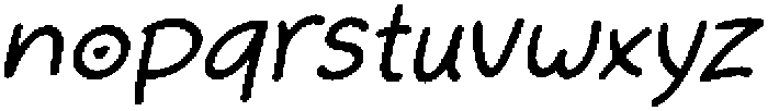 Heartova-Italic otf (400) Font LOWERCASE