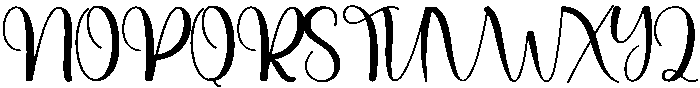 Hearts Regular otf (400) Font UPPERCASE